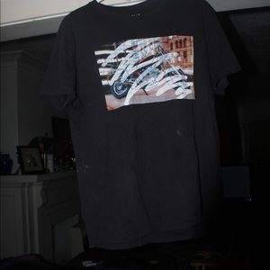 Black graphic tee